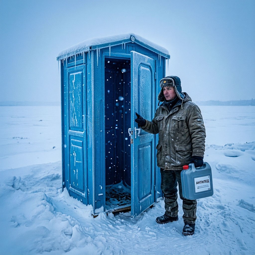 Жидкость Антилед для биотуалета зимой: замена и расход